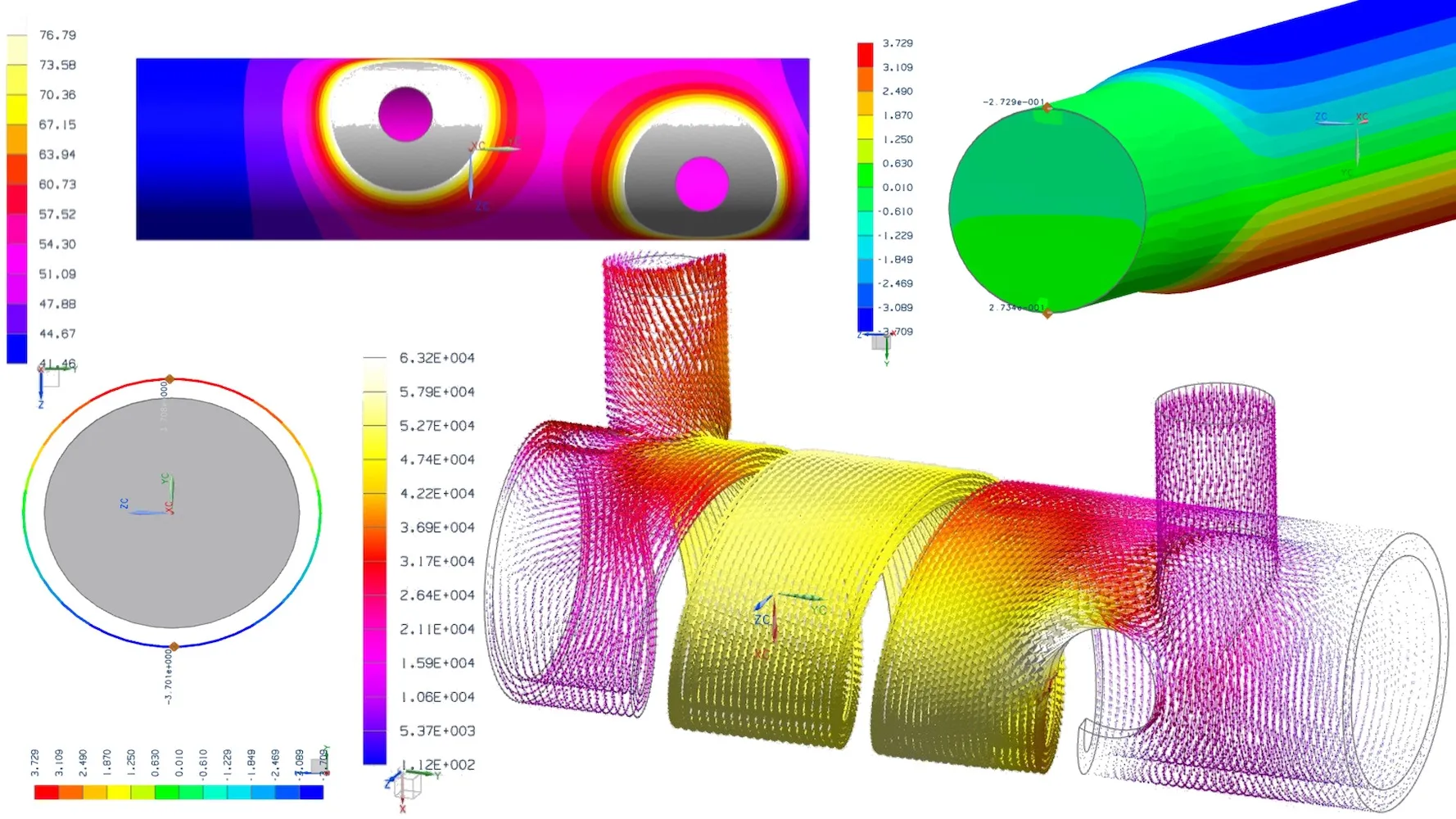 Mechanical engineering simulation and computational fluid dynamics for pyrolysis reactor design